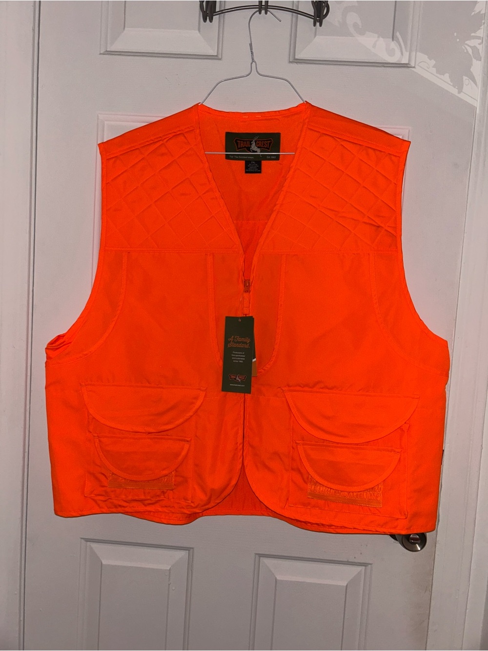 Men’s Trail Crest Style 3353X Color: 84 (Orange) Hunting Vent Size 2XL NWT